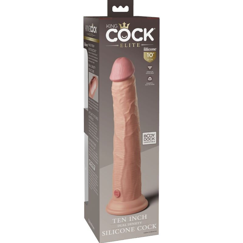 KING COCK - ELITE GODE RÉALISTE EN SILICONE 25.4 CM - Sensualia