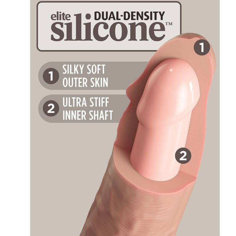 KING COCK - ELITE GODE RÉALISTE EN SILICONE 25.4 CM - Sensualia