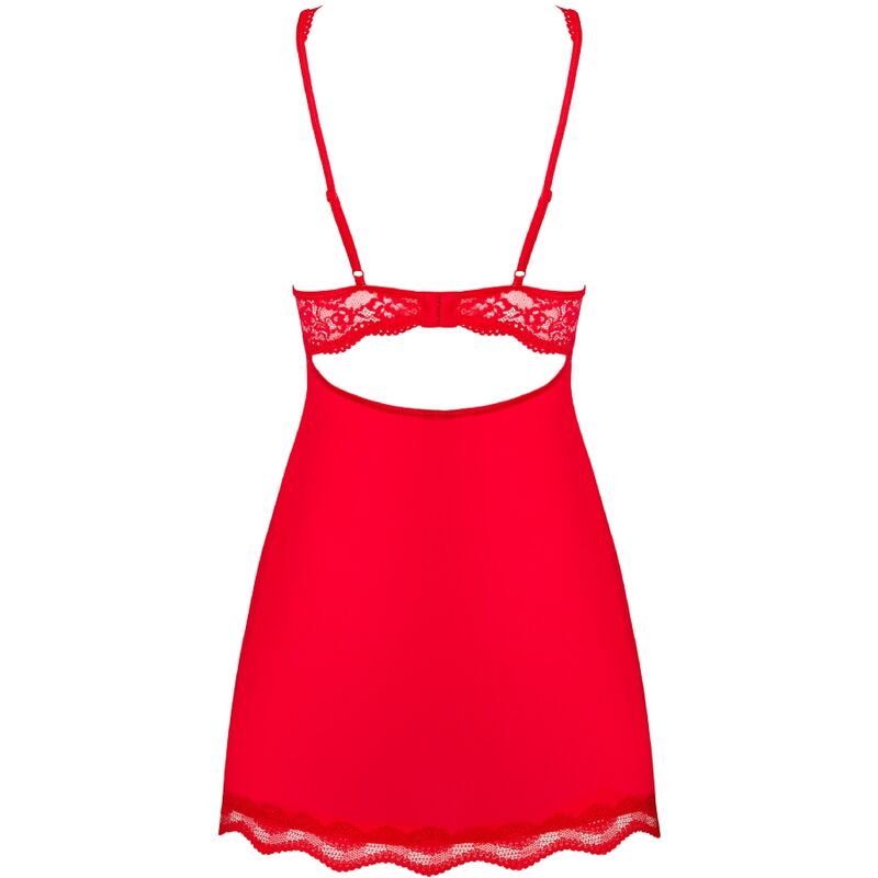 OBSESSIVE - LUVAE BABYDOLL & TANGA ROUGE S/M - Sensualia