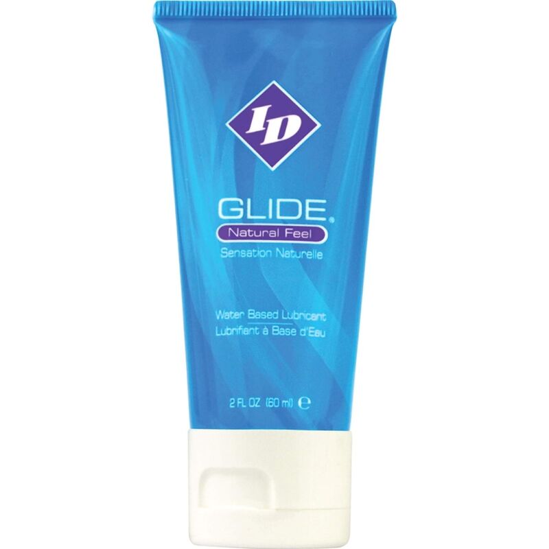 ID GLIDE - LUBRIFIANT BASE D'EAU TUBE DE VOYAGE ULTRA LONGUE DURÉE 60 ML - Sensualia