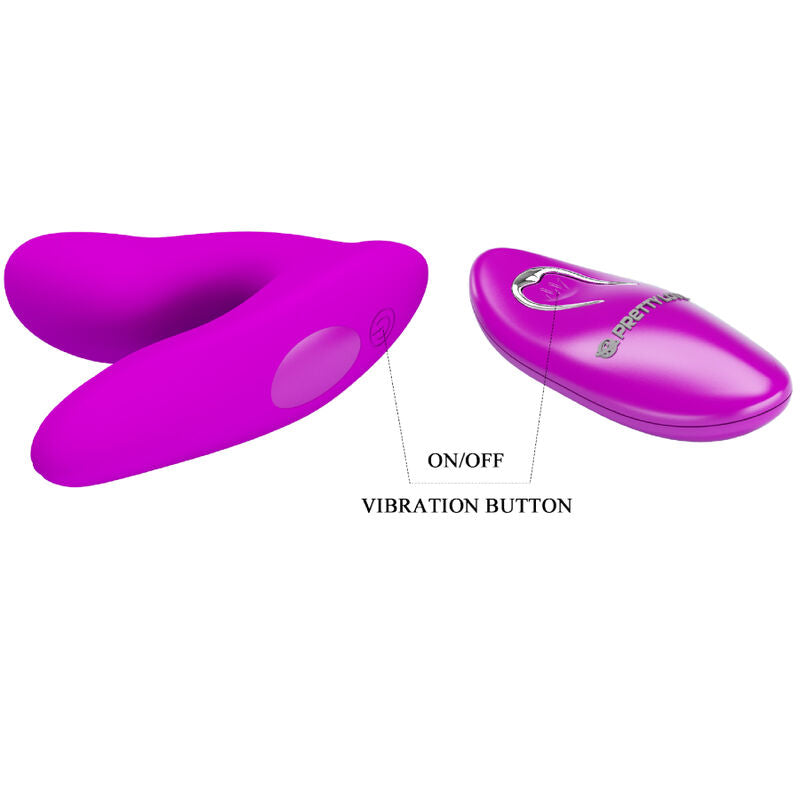 PRETTY LOVE - MASSEUR DE CLITORIS MELVIN AVEC TÉLÉCOMMANDE - Sensualia