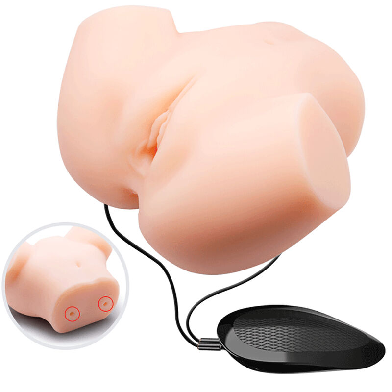 CRAZY BULL - VAGIN ET ANUS RÉALISTES DOUBLE VIBRATION - Sensualia