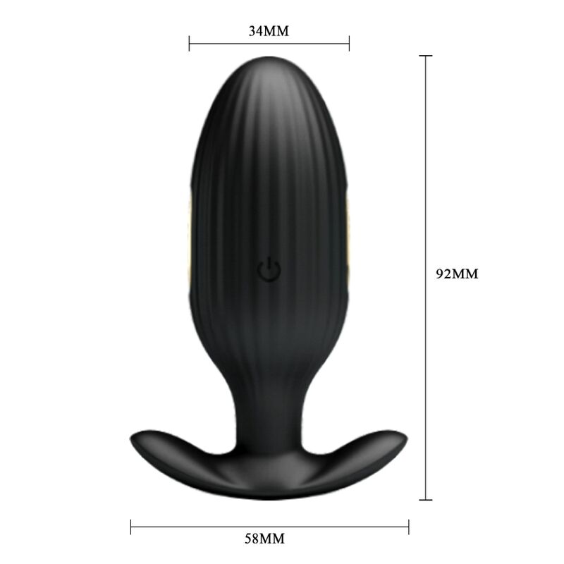 PRETTY LOVE - PLUG ANAL CONTRÔLÉ PAR APPLICATION JEFFERSON NOIR - Sensualia