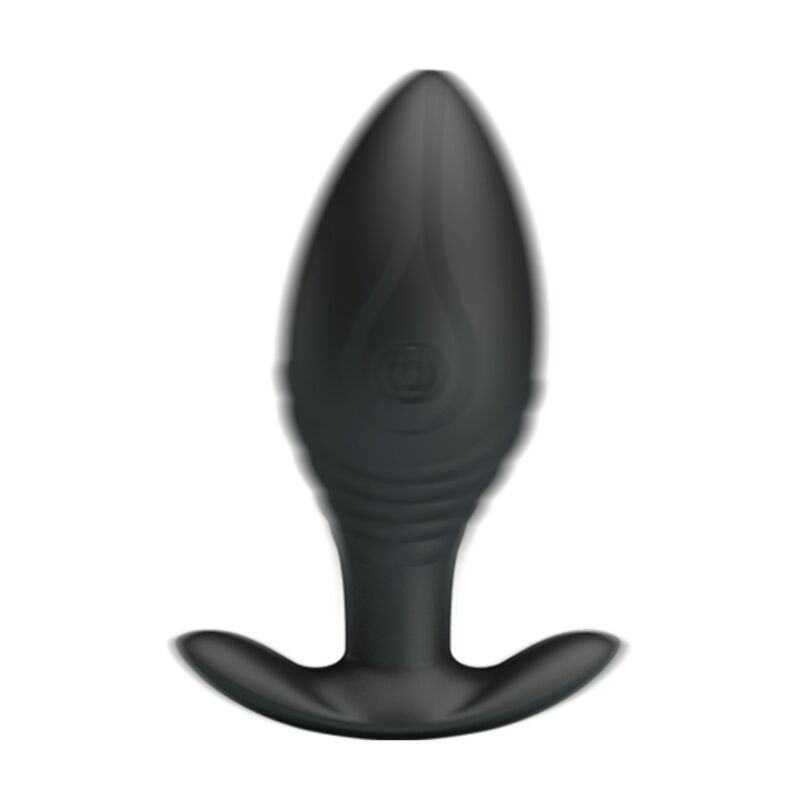 PRETTY LOVE - VIBRATEUR RECHARGEABLE REGINA ANAL PLUG NOIR - Sensualia
