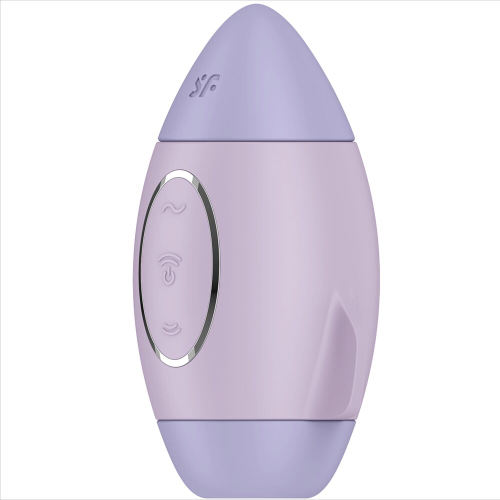 SATISFYER - MISSION CONTROL PETIT VIBRATEUR DOUBLE IMPULSION LILAS - Sensualia