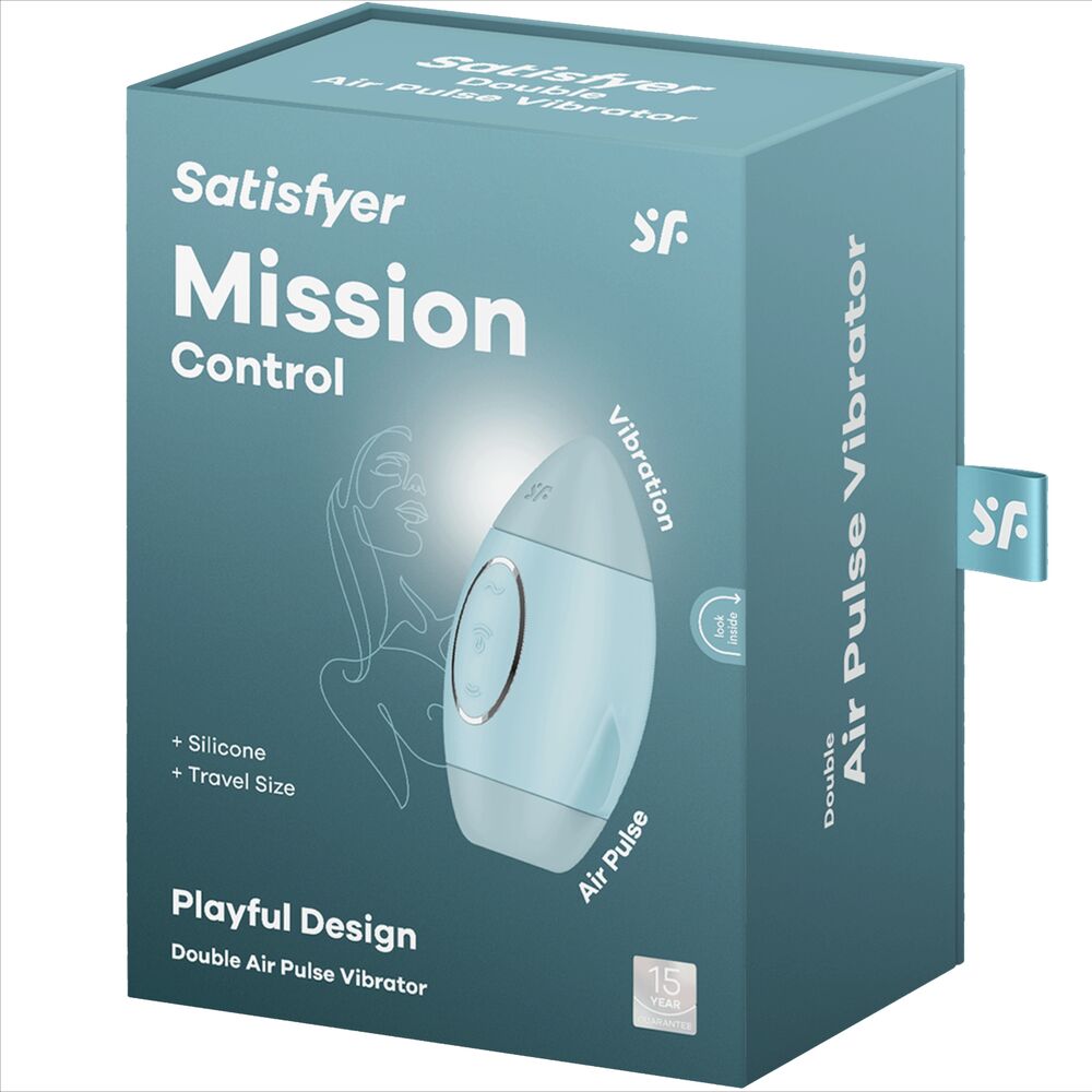 SATISFYER - MISSION CONTROL PETIT VIBRATEUR DOUBLE IMPULSION LILAS - Sensualia