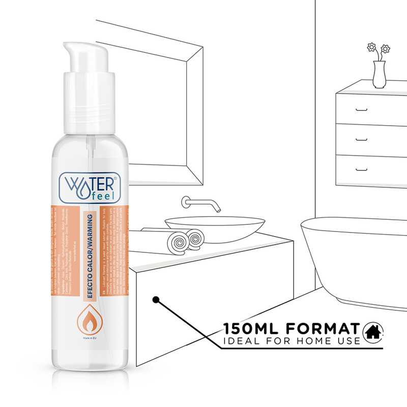 WATERFEEL - LUBRIFIANT EFFET CHALEUR 150 ML - Sensualia