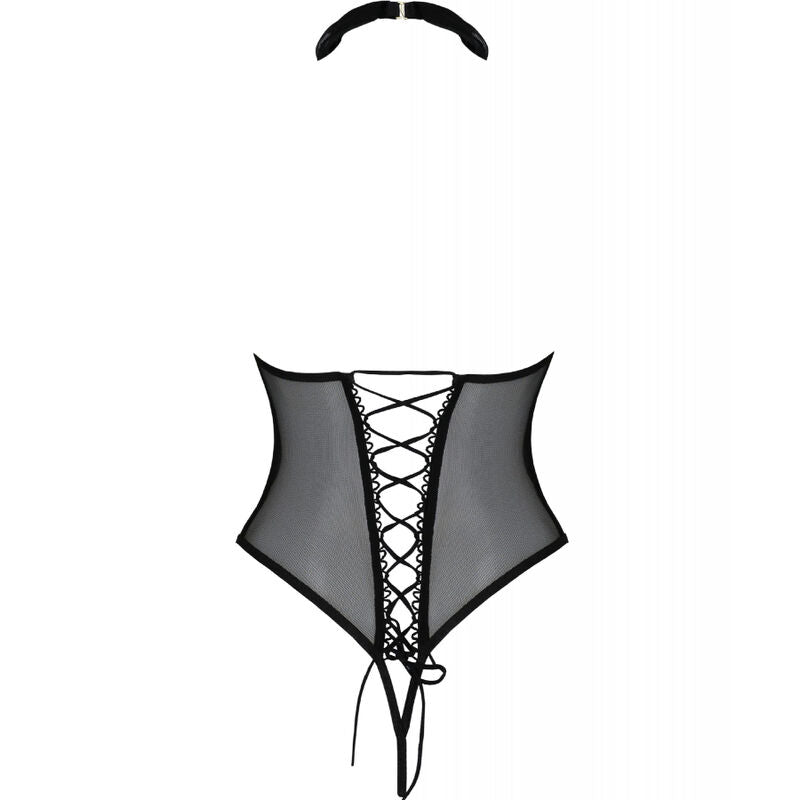 PASSION - TRISHA BODY ABIERTO NEGRO S/M - Sensualia