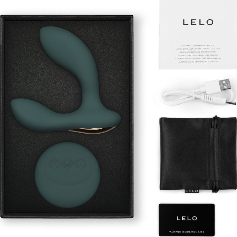 LELO - HUGO 2 MASAJEADOR DE PROSTATA CONTROL REMOTO VERDE - Sensualia