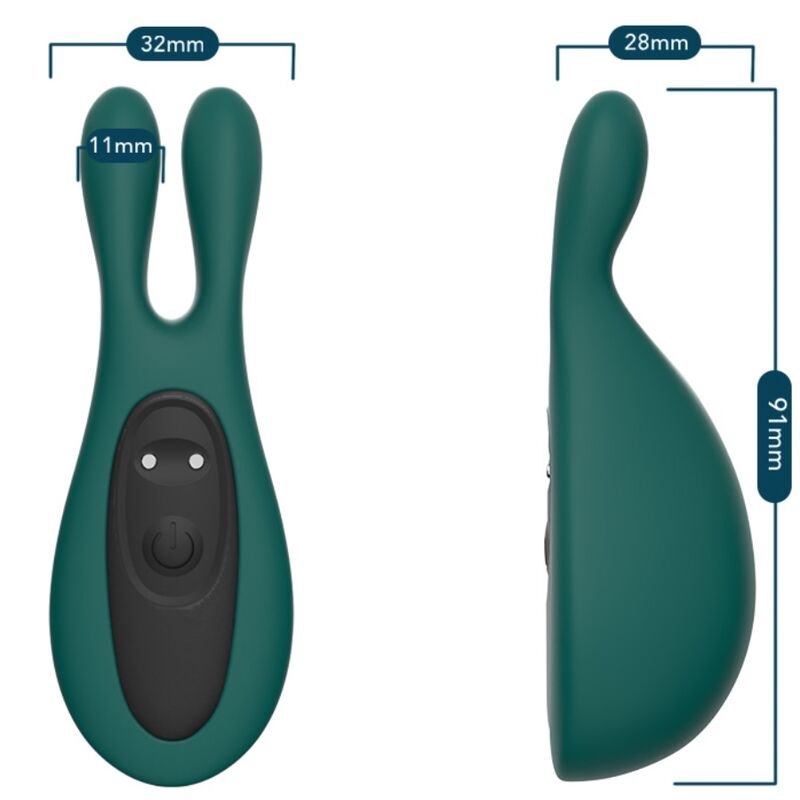 ARMONY - STIMULATEUR & VIBRATEUR LAPIN VERT - Sensualia