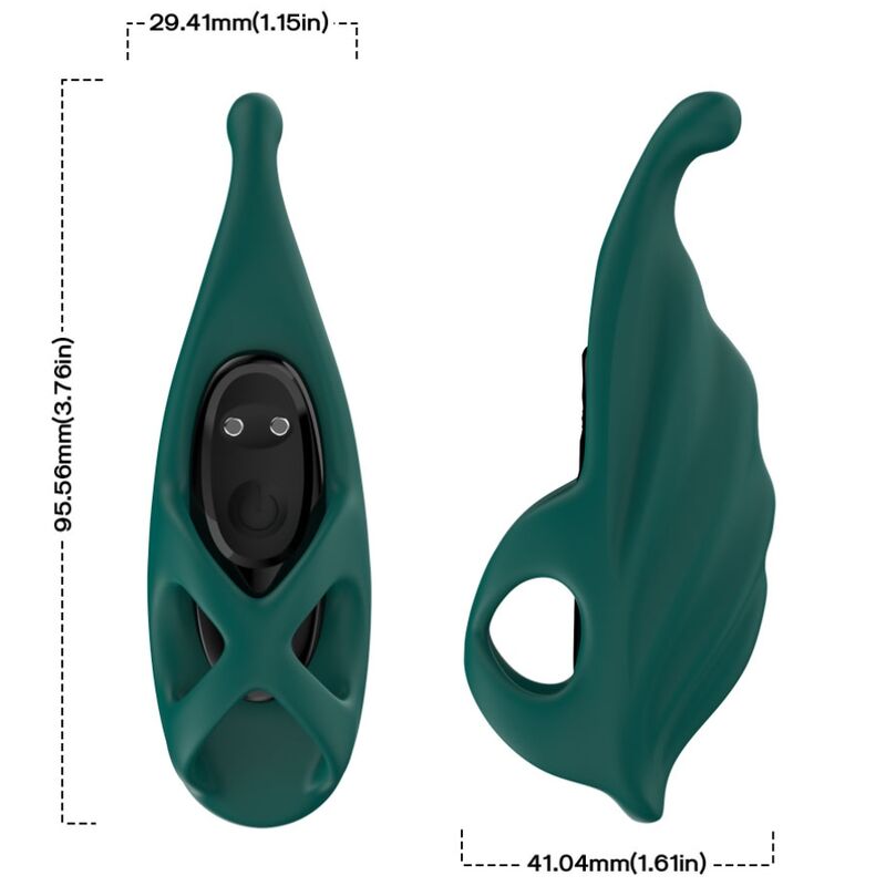 ARMONY - STIMULATEUR DE DOIGTS & VIBRATEUR VERT - Sensualia