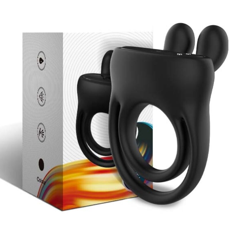 ARMONY - ANNEAU VIBRATEUR LAPIN NOIR ARMONY FOR HIM