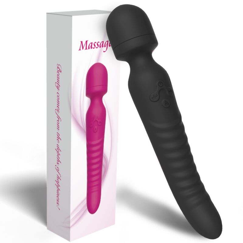 ARMONY - MISSION MASSAGER & VIBRATEUR EFFET CHALEUR NOIR - Sensualia