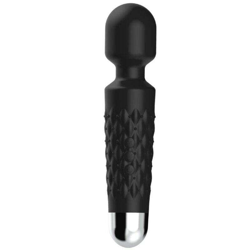 ARMONY - MASSEUR ET VIBRATEUR POSTMAN TÊTE SUPER FLEXIBLE NOIR - Sensualia