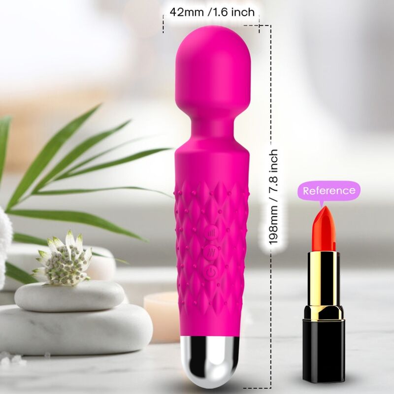 ARMONY - MASSEUR & VIBRATEUR POSTMAN TÊTE SUPER FLEXIBLE FUCHSIA - Sensualia