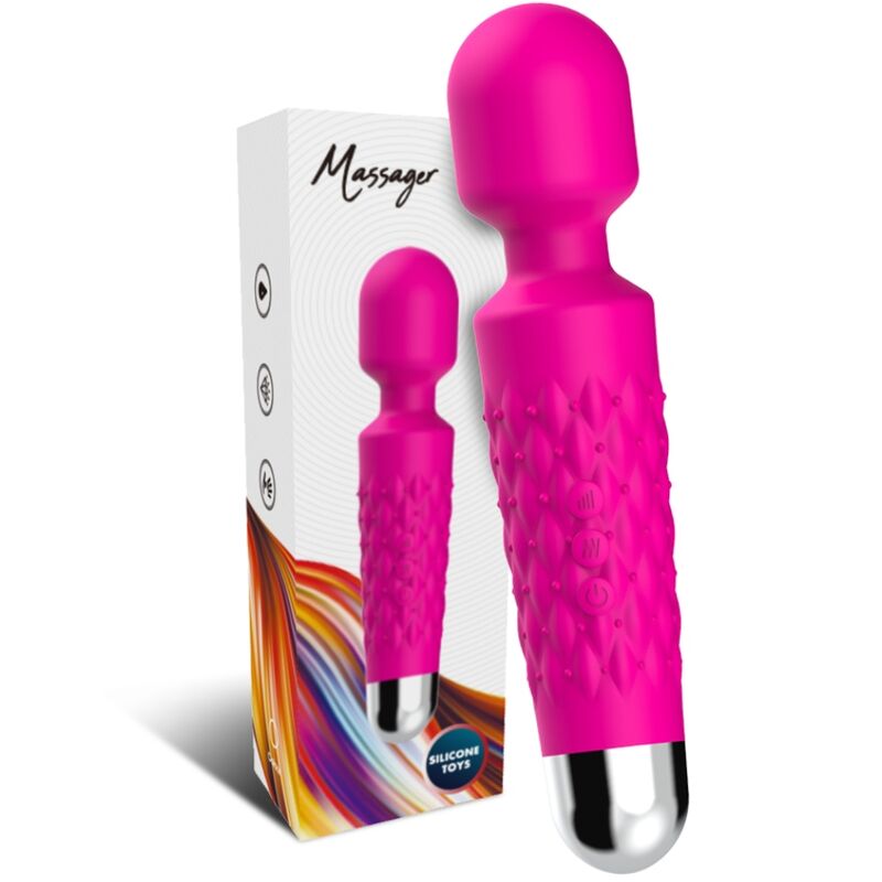 ARMONY - MASSEUR & VIBRATEUR POSTMAN TÊTE SUPER FLEXIBLE FUCHSIA - Sensualia