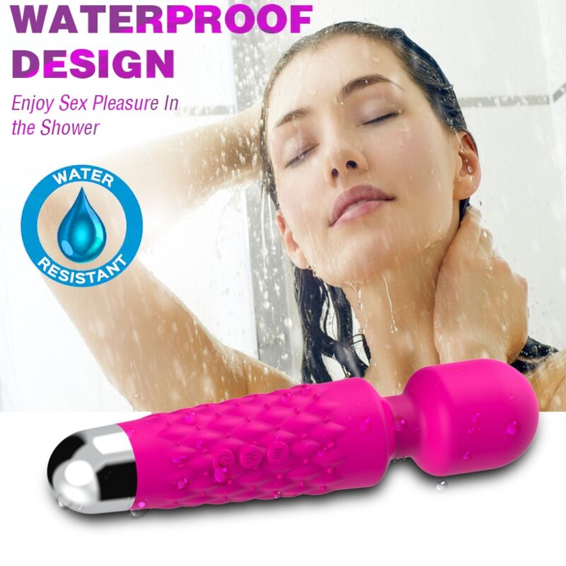 ARMONY - MASSEUR & VIBRATEUR POSTMAN TÊTE SUPER FLEXIBLE FUCHSIA - Sensualia