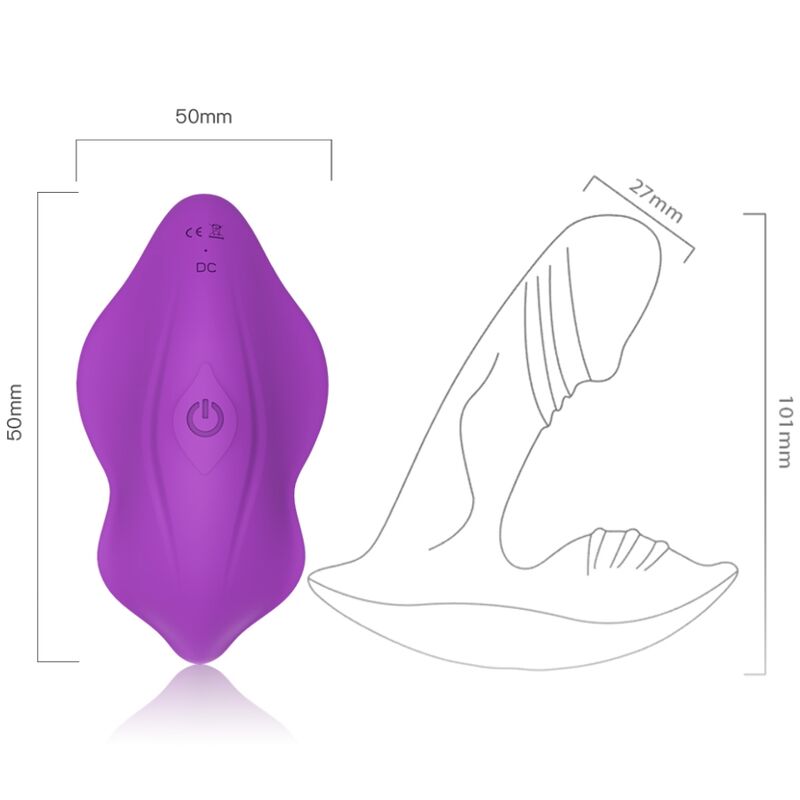 ARMONY - SIFFLET VIBRATEUR INTRODUCTION TÉLÉCOMMANDE VIOLET ARMONY WEARABLES