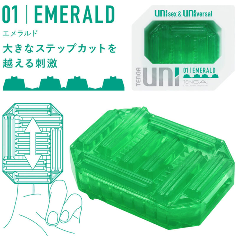 TENGA - PACK DE DÉS DÉS POUR MASTURBATEUR UNI VARIETY 4 UNITÉS - Sensualia