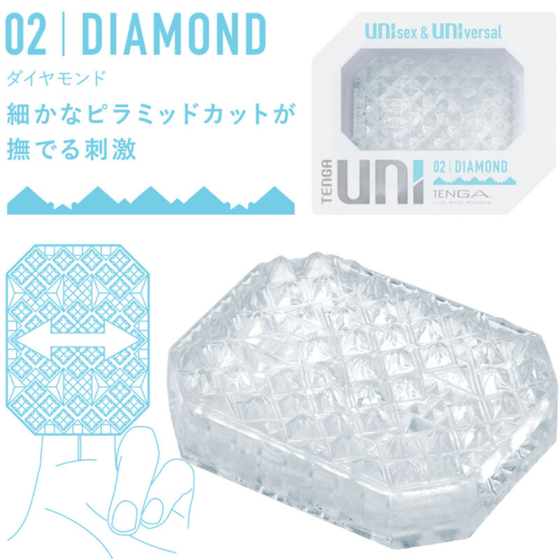 TENGA - PACK DE DÉS DÉS POUR MASTURBATEUR UNI VARIETY 4 UNITÉS - Sensualia