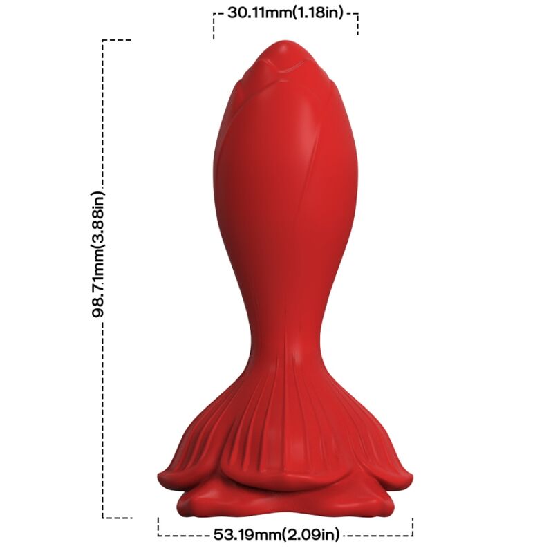 ARMONY - VIBRATEUR ROSE & PLUG ANAL PETITE TÉLÉCOMMANDE ROUGE - Sensualia