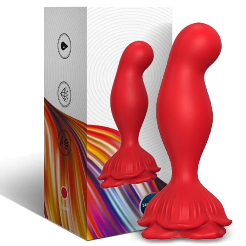 ARMONY - VIBRATEUR ROSE & PLUG ANAL TÉLÉCOMMANDE ROUGE - Sensualia