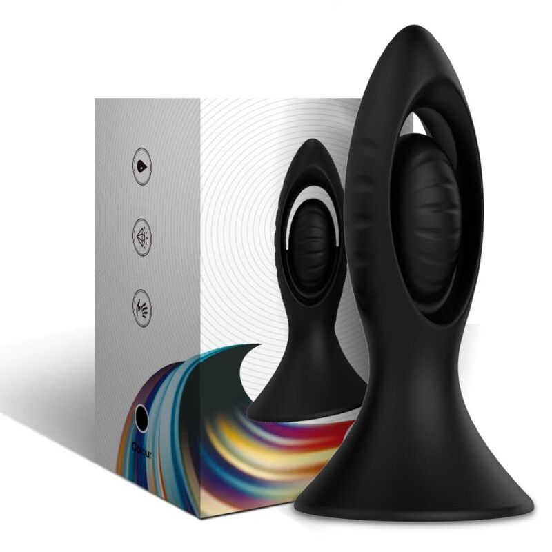 ARMONY - VIBRATEUR & PLUG ANAL SILICONE NOIR - Sensualia