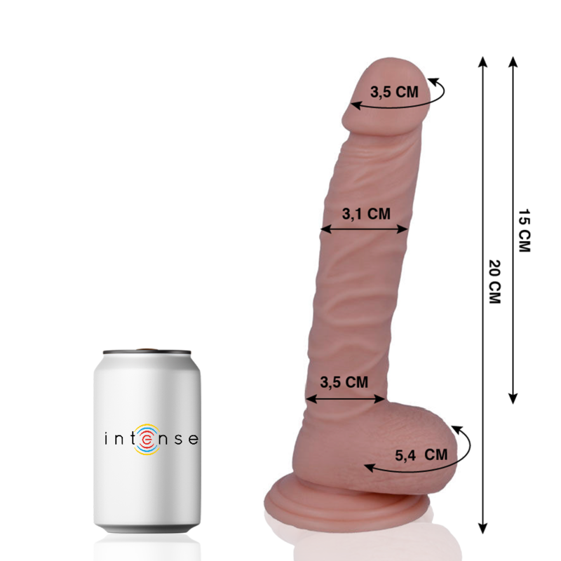 MR INTENSE - 19 PÉNIS RÉALISTE 20 CM -O- 3.1 CM - Sensualia