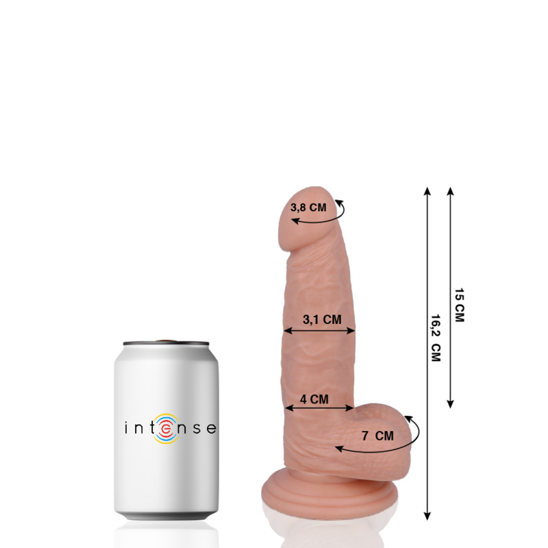 MR INTENSE - 4 PÉNIS RÉALISTE 16.2 CM -O- 3.1 CM - Sensualia