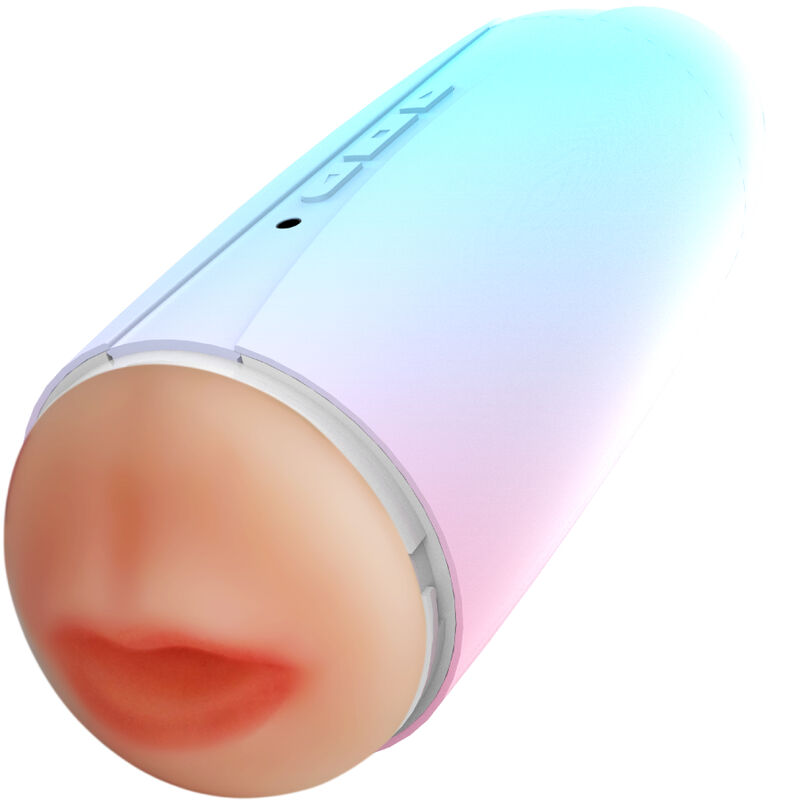 ARMONY - MASTURBATEUR VIBRATEUR DOUBLE VAGIN ET BOUCHE ARC-EN-CIEL - Sensualia