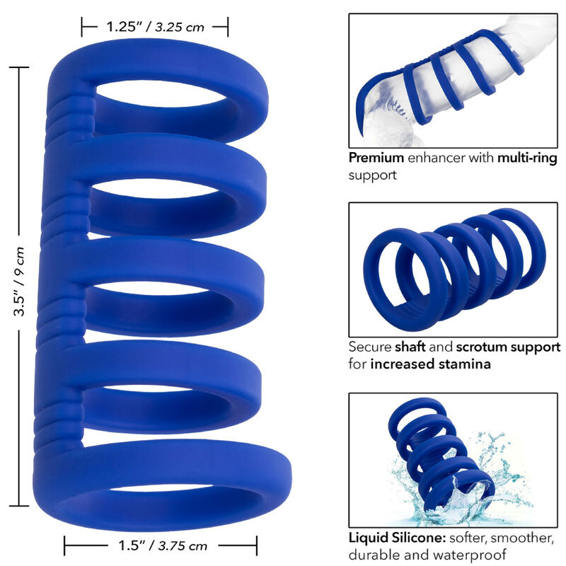 CALEXOTICS - ADMIRAL XTREME CAGE BLEU - Sensualia