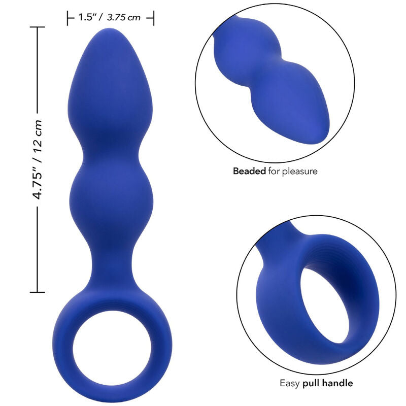 CALEXOTICS - ADMIRAL PLUG ANAL AVANCÉ BLEU - Sensualia