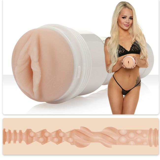 FLESHLIGHT - ELSA JEAN VAGINA TASTY + LANCEMENT UNIVERSEL + LUBRIFIANT QUALITÉ AQUA 50 ML - Sensualia