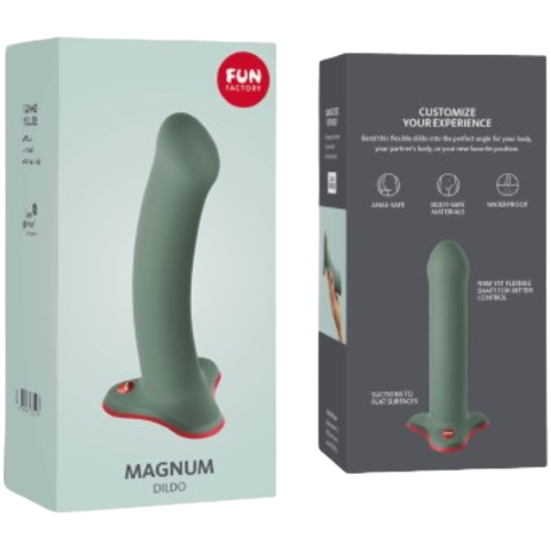 FUN FACTORY - MAGNUM DILDO VERDE - Sensualia