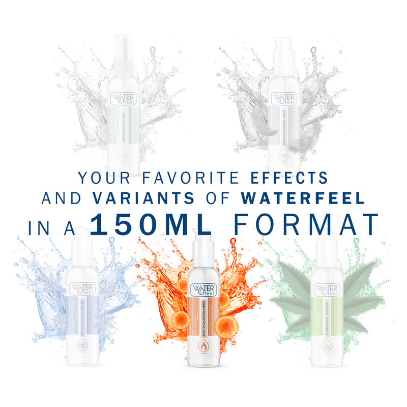 WATERFEEL - LUBRIFIANT EFFET CHALEUR 150 ML - Sensualia