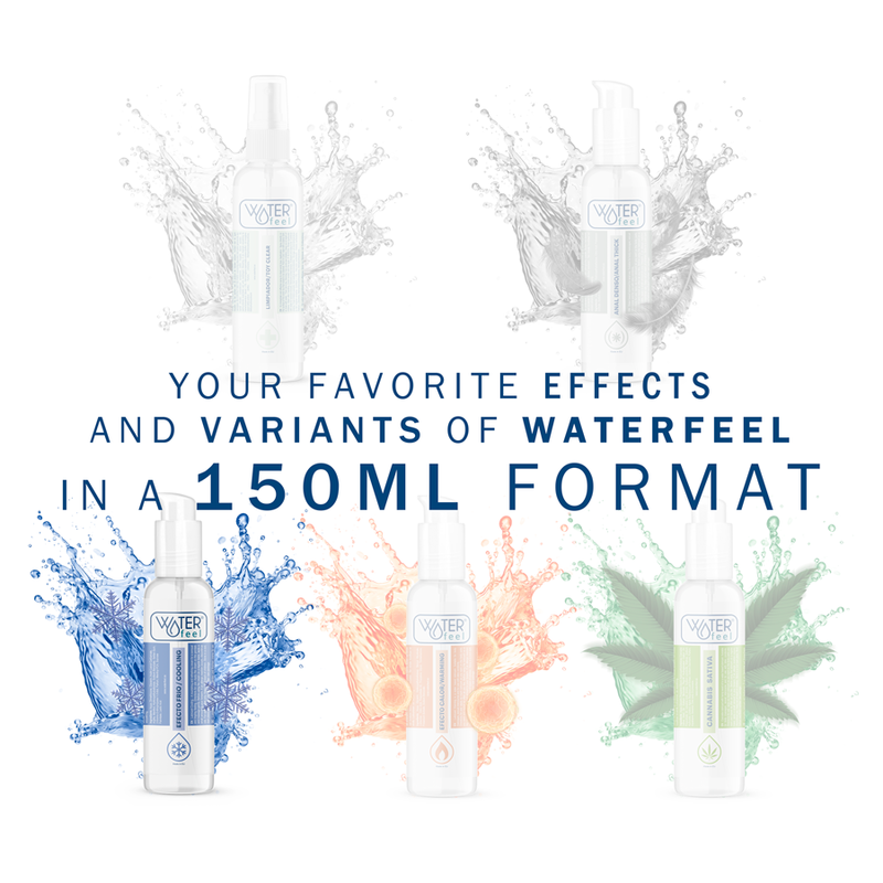 WATERFEEL - LUBRIFIANT EFFET FROID 150 ML - Sensualia