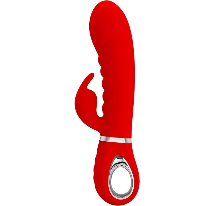 PRETTY LOVE - VIBRATEUR MULTIFONCTION G-SPOT PRESCOTT ROUGE - Sensualia