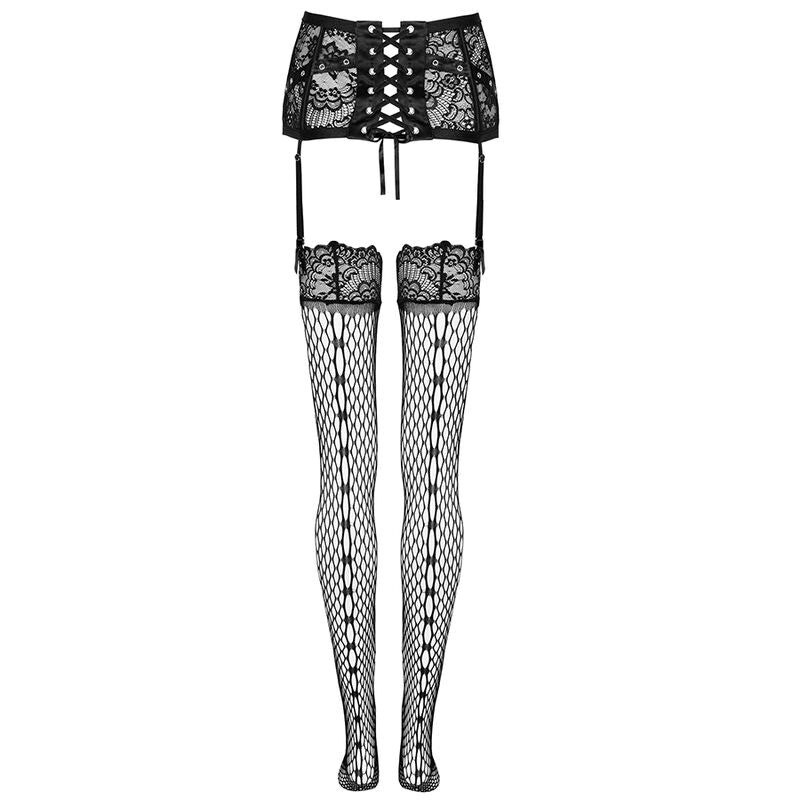 LIVCO CORSETTI FASHION - JELLY LC 90673 LIGUERO + MEDIAS NEGRO - Sensualia