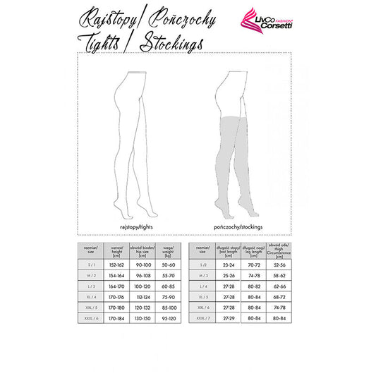 LIVCO CORSETTI FASHION - BAS GRARDDIS LC XG042 NOIR TAILLE UNIQUE - Sensualia