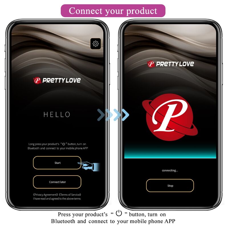 PRETTY LOVE - PLUG ANAL CONTRÔLÉ PAR APPLICATION JEFFERSON VIOLET - Sensualia