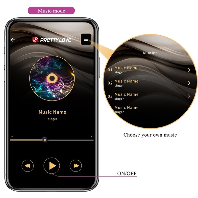 PRETTY LOVE - PLUG ANAL CONTRÔLÉ PAR APPLICATION JEFFERSON VIOLET - Sensualia