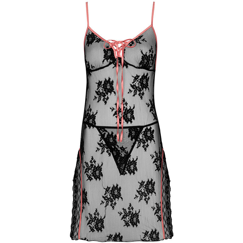 LIVCO CORSETTI FASHION - KARONIN LC 90628 FALDA + PANTY NEGRO - Sensualia