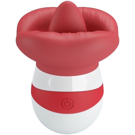 PRETTY LOVE - MINA STIMULATEUR DE LANGUE ROUGE CLAIR - Sensualia