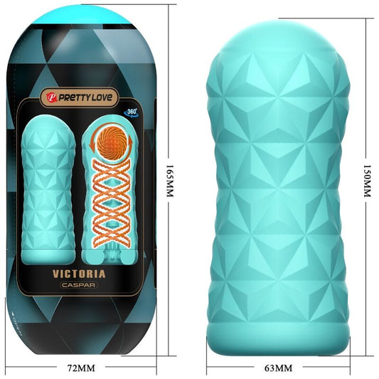 PRETTY LOVE - MASTURBATEUR VICTORIA CASPAR VERT AQUA - Sensualia