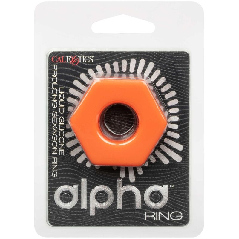 CALEXOTICS - ALPHA BAGUE PROLONG SEXAGON ORANGE - Sensualia