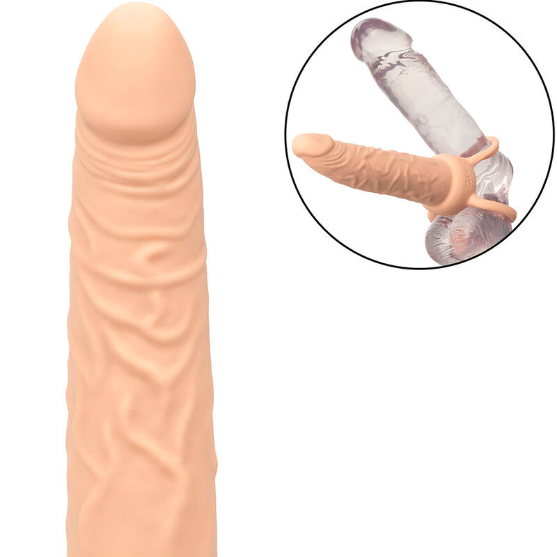 CALEXOTICS - PERFORMANCE MAXX RECHARGEABLE DOUBLE PÉNÉTRATEUR PEAU CLAIRE - Sensualia