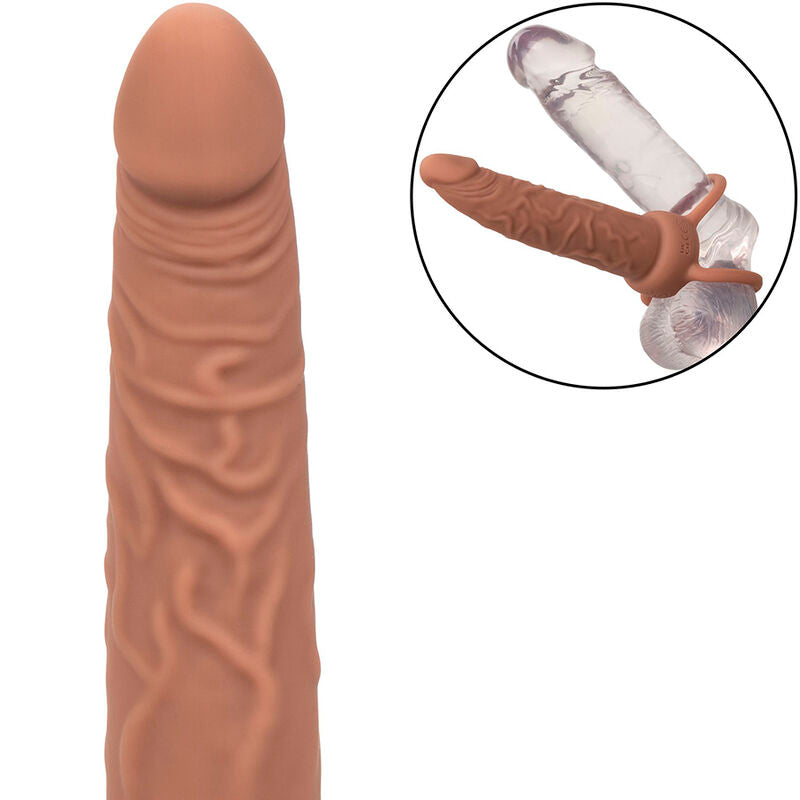 CALEXOTICS - PERFORMANCE MAXX RECHARGEABLE DOUBLE PÉNÉTRATEUR PEAU BRUN - Sensualia