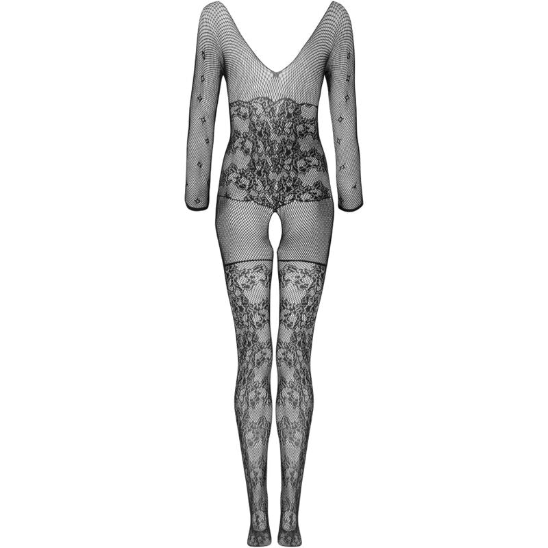 LIVCO CORSETTI FASHION - BODYSTOCKING CELDON SANS CROTCHLESS NOIR TAILLE UNIQUE - Sensualia