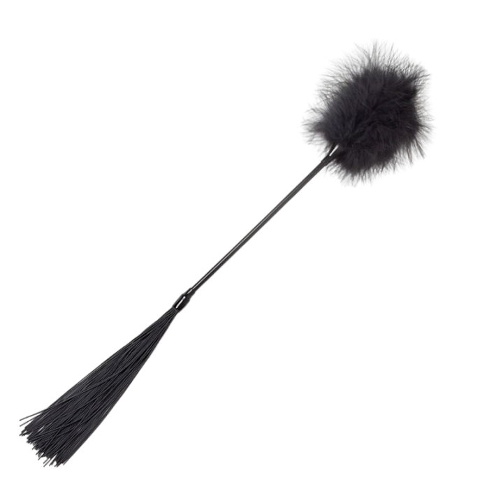 SECRET PLAY - DUSTER + FOUET NOIR - Sensualia