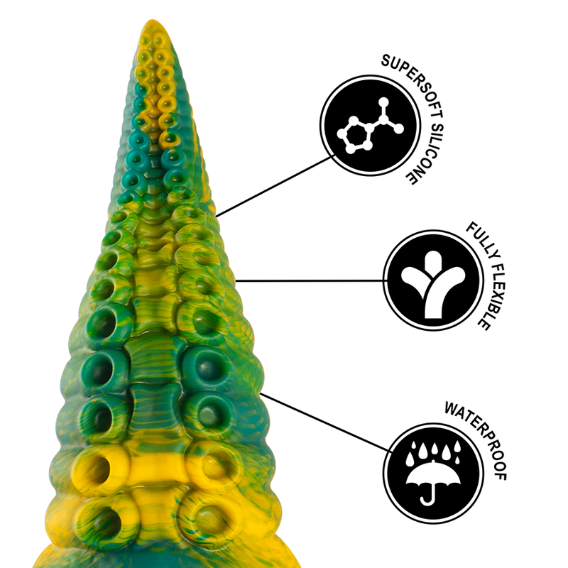 EPIC - GODE TENTACLE VERT CETUS PETITE TAILLE - Sensualia